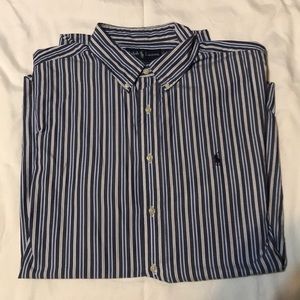 Ralph Lauren XL Yarmouth 17.5 neck button up shirt